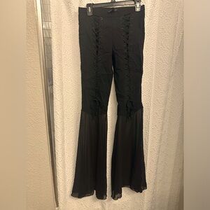NWT Dolls Kill - wandering mind lace up pants - medium